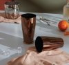 Alessi MIXOLOGY Stalowy Shaker - Barmański Bostoński  / Miedziany